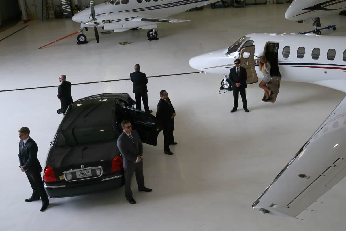 executive airport arrival and transportation services
